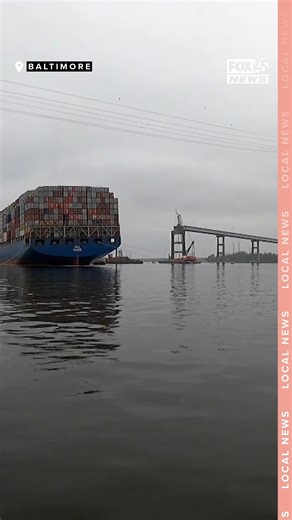 1.7M views · 3.5K reactions | Timelapse shows the current state of the Key Bridge cleanup | WBFF FOX 45 | Facebook