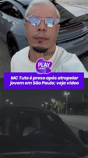 O cantor de funk Emerson Teixeira Muniz, conhecido artisticamente como MC Tuto, foi detido após atropelar um jovem de 20 anos na madrugada deste sábado (24), em Barueri, na região metropolitana de São Paulo. No momento do acidente, MC Tuto conduzia um Porsche 911 Carrera GTS, veículo avaliado em mais de R$ 1 milhão, e estava acompanhado de uma modelo. Imagens do ocorrido mostram que o artista desvia o olhar para o celular da acompanhante, aparentemente para a gravação de uma selfie, instantes an