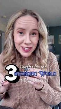 3 Epic Universe outfits for the Wizarding World Niffler, Newt Scamander, and Hogwarts creature looks