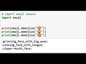 How to print emoji using python 😁😁
