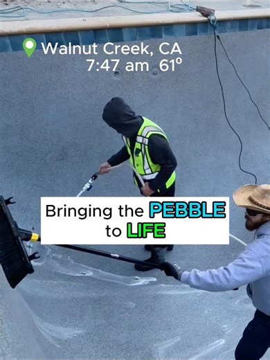 Pool Remodel: Acid Washing the Pebble Finish