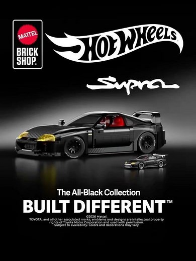 Mattel Brick Shop Hot Wheels ‘94 Toyota Supra MK4 Set Revealed #mattelbrickshop #toyota #supra #mk4