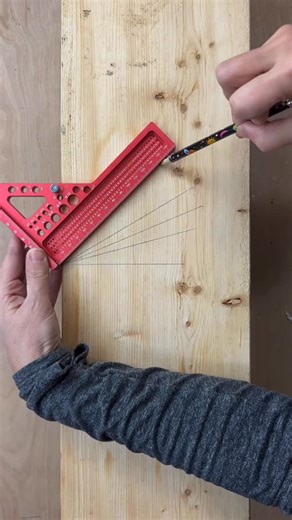 📐 This is not your average speed square! Meet the Multi-Angle Carpenter Square — the one tool that replaces several measuring tools in your shop. ✔️ Measures angles from 22.5° to 90° ✔️ Built-in adjustable pin for quick changes ✔️ No need to mark every face of your board separately ✔️ Makes repeat marks and angles fast and foolproof ✔️ Perfect for woodworking, DIY builds, and home projects If you’re tired of guessing your angles… this little square is a game changer. 🛒 You can find this Multi-