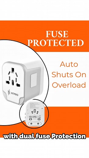 Ever landed in a new country… and your plug doesn’t fit? 😩 Never again. The NTPRO 5-in-1 works in 200 destinations with 5 charging ports. One adapter, endless freedom. | ntfootprints.inc