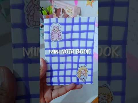 Let's make a mini notebook👍🏻🌸 #cute #sticker #diy