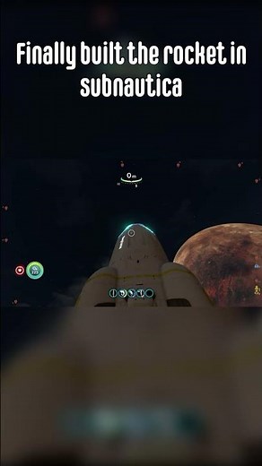 Finally built the rocket in subnautica #subnautica