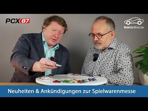 Spielwarenmesse Nürnberg 2026: PCX87 präsentiert neue Modellautos in H0!