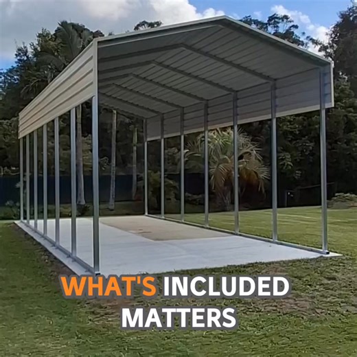 No surprises. Everything you need to assemble your QLD Shade Shed yourself is in the price. | QLD Shade Sheds