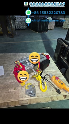 SYKDK MODEL ELECTRIC HOIST​100% COOPPER WIRE ​for high quality require #electrichoist #wire rope