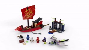 LEGO NINJAGO Legacy Final Flight of Destiny’s Bounty 71749 Building Toy (147 Pieces)