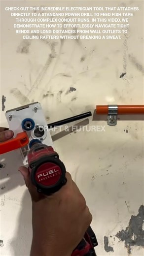 The ultimate electrician hack! Wire pulling made easy. #ytshorts