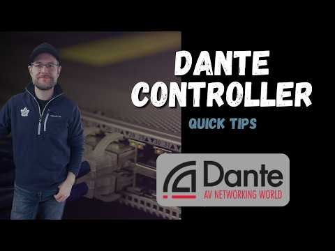 #Dante Controller: Multicast Flow's for Low Bandwidth usage