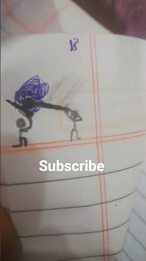 Flipbook Fighting 🔥 Crazy Stickman Battle | Hand Drawn Animation #Shorts