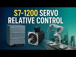S7-1200 PTO Relative Pulse Control on Servo Motor