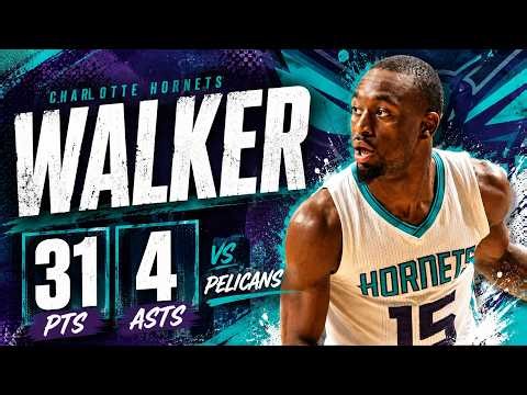 Kemba Walker 31 pts 4 asts vs Pelicans 14/15 season