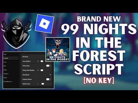 New 99 Nights in The Forest *Roblox* Script | (No Key) Using Delta Executor