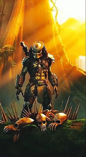 Predator Hunter vs Military Helicopter | Epic Cinematic CGI #yautja #short