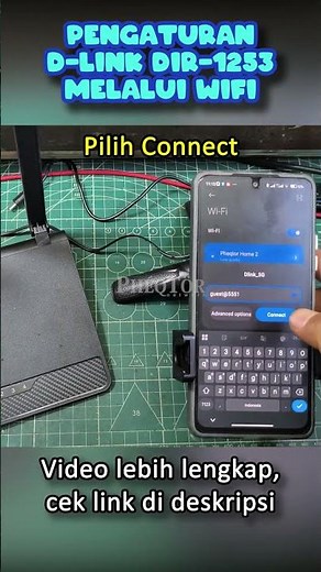 Setting Router D Link DIR 1253 Hitam melalui WiFi #router #dlink #dlinkrouter