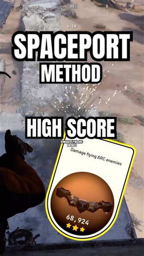 Damage Flying Arc Enemies HIGH SCORE ⭐ Spaceport Method | ARC Raiders