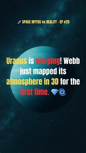 JWST Maps Uranus in 3D (Feb 21, 2026) #Uranus #JWST #SpaceDiscovery #Astronomy2026 #NASA #ESA #Facts