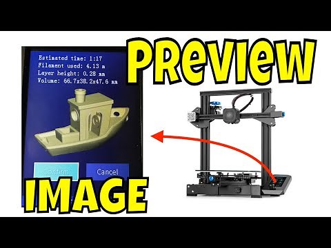 3D Print Preview Images on Ender 3 V2 Display
