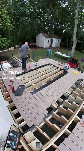 Stunning Deck Inlay: A Masterful Design for Your Backyard