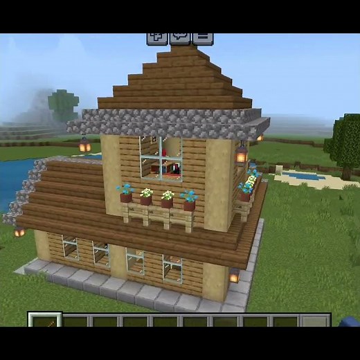 Minecraft Two faces house / minecraft starter houses