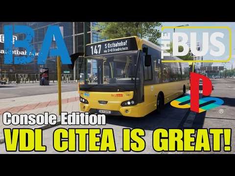 THE VDL CITEA IS GREAT! - LINE 147 - THE BUS CONSOLE EDITION - PLAYSTATION 5