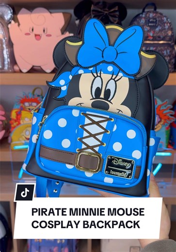 Sail the magical seas and plunder some smiles with this adorable daring mouse! ⛵ Let’s take a closer look at the Loungefly Disney Pirate Minnie Mouse Cosplay Mini Backpack - 707 Street Exclusive! Click on the link to shop now! 🛍️ #loungefly #disney #minnie #minniemouse #piratecosplay