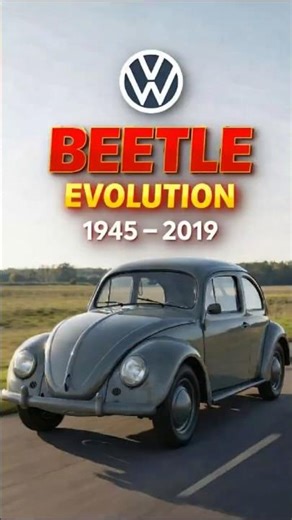Volkswagen Beetle Evolution (1945–2019)