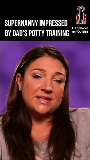 Supernanny impressed by dad's potty training 🤔 #supernanny #jofrost #childcare #family