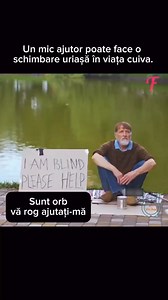 68K views · 724 reactions | Un gest mic poate schimba o viață. Fii schimbarea de care cineva are nevoie.  | VicThor | Facebook