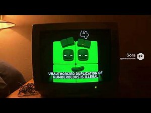 Sora 2 Numberblocks analog horror