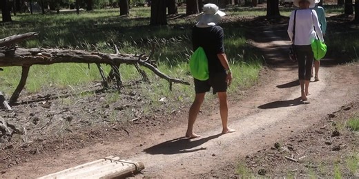 Flagstaff has a new barefoot trail focused on connecting with nature