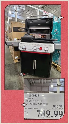 Weber Genesis C-335E Gas Grill W/Cover #salegoingonnow #costco #gasgrill #Grill #Weber #webergenesis