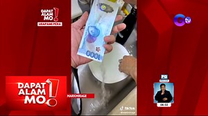 50K views · 609 reactions | Bagong P1,000 bill, mas pinatindi ang security features! May hawak ka ba bang bagong P1,000 bill o ang polymer bank note na bagong labas? Ang bagong bill na ito, mas pinatindi ang security features at gawa sa synthetic polymer. Panoorin ang video. | Dapat Alam Mo | GMA Public Affairs | Facebook