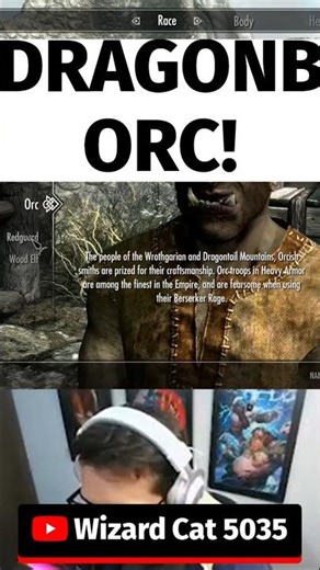 dragonborc! 👹 #gameplaywalkthrough #skyrim #gameplay #dragonborn