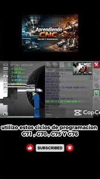 utilizo estos ciclos de programacion G71 , G70 , G75 Y G76