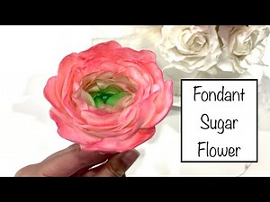 How to Make a Fondant Sugar Flower | NO WIRE Sugar Flower Tutorial