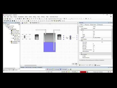 How to Program TANK SIM Project Visualization Design in CODESYS