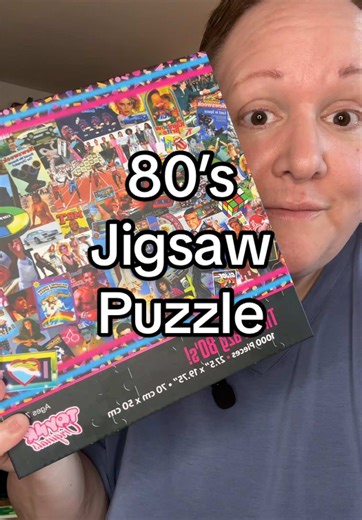 The Crazy 80's! Retro Puzzle For Adults And Kids | 1000 Piece Jigsaw Puzzle #tiktokshopcreatorpicks #genx #80s #jigsawpuzzle #puzzles