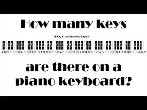 How Many Keys Are There On A Piano Keyboard? Piano Keys Lesson For Beginners