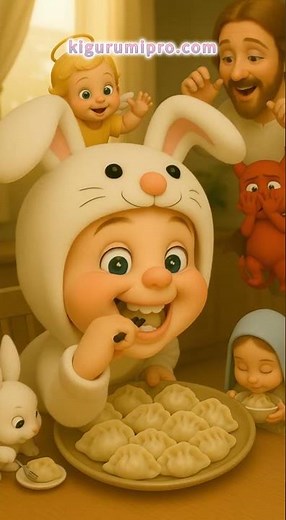 Cozy Bunny Onesie Magic 🍓✨ Cute Moments You’ll Fall in Love With | Kigurumi Style