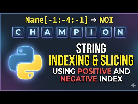 Python Indexing And Slicing Made Easy