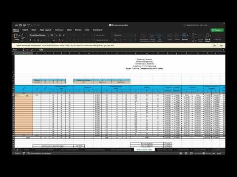 Major & Minor Traverse Survey | Gale’s Table Calculations in Excel Template