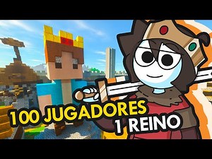 Le pedí a 100 jugadores en Minecraft crear un reino medieval
