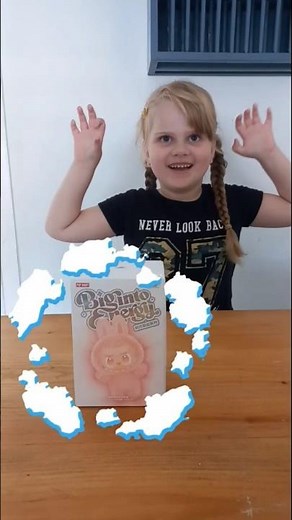 Anna got her first Labubu ♡ #unboxing #kids #labubu