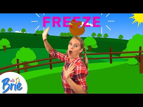 Dance freeze game | Chicken dance | Freeze Dance |With Brie