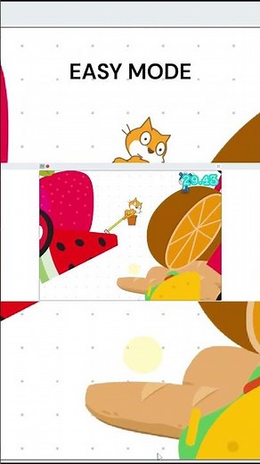 EASY MODE VS HARD MODE!!! (GETTING OVER IT SCRATCH) #fyp #gaming #memes #gettingoverit