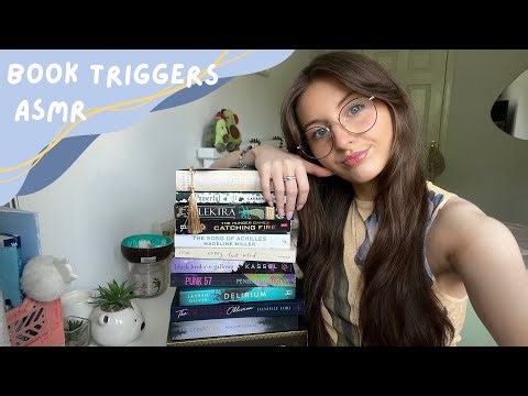 ASMR 50 minute book tapping and tracing🎐(lofi)